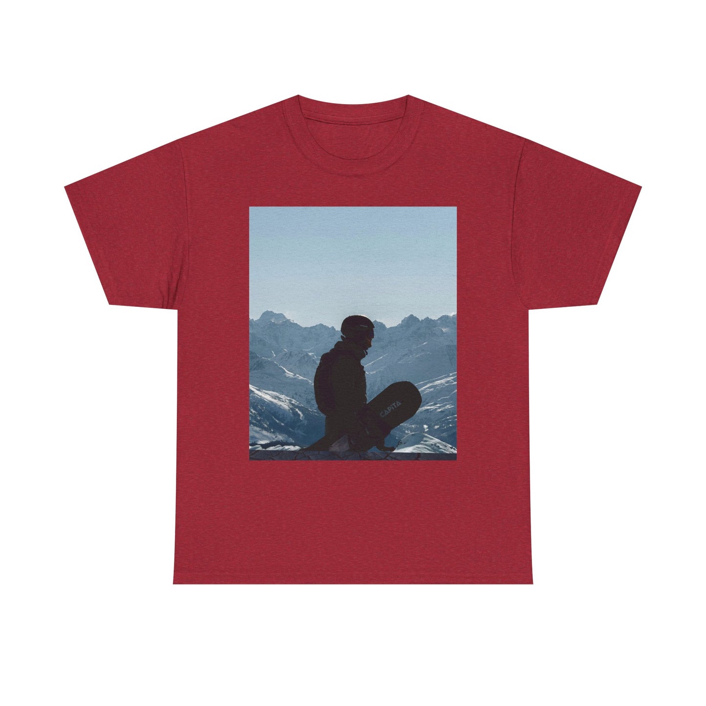 Mountain Silhouette Unisex Heavy Cotton Tee - Adventure Apparel