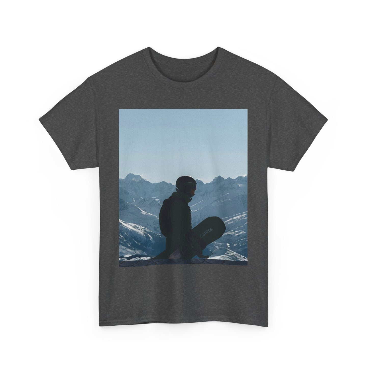 Mountain Silhouette Unisex Heavy Cotton Tee - Adventure Apparel