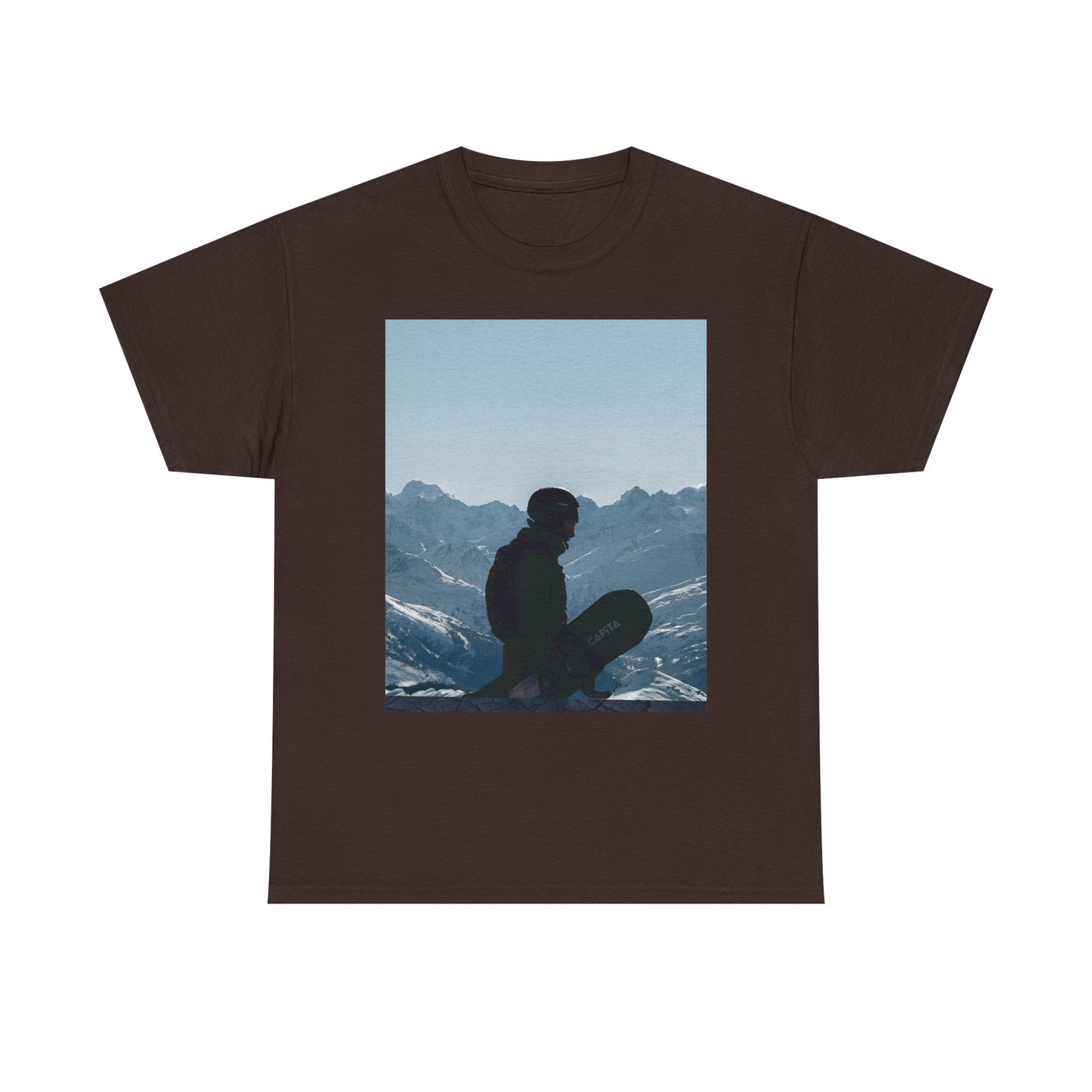 Mountain Silhouette Unisex Heavy Cotton Tee - Adventure Apparel