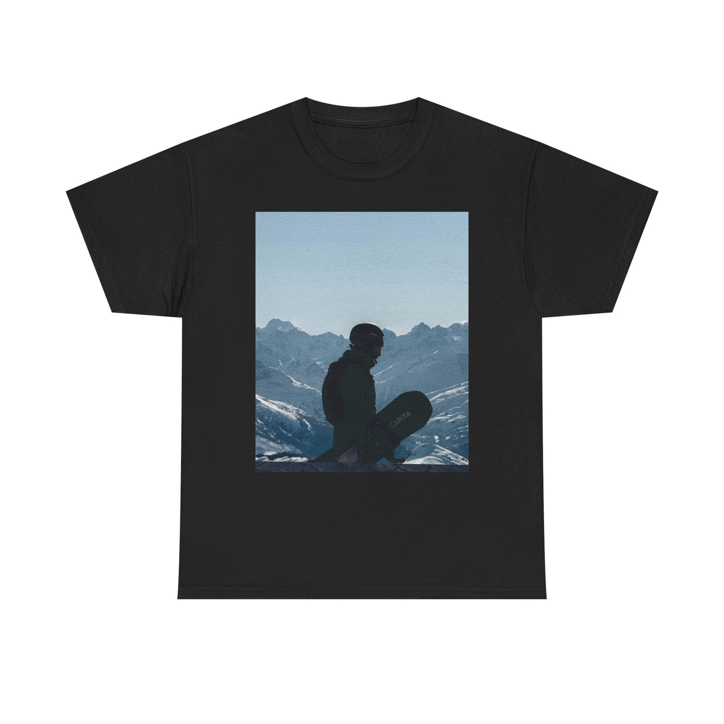 Mountain Silhouette Unisex Heavy Cotton Tee - Adventure Apparel
