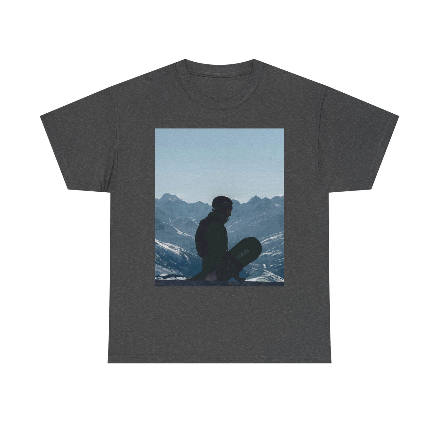 Mountain Silhouette Unisex Heavy Cotton Tee - Adventure Apparel