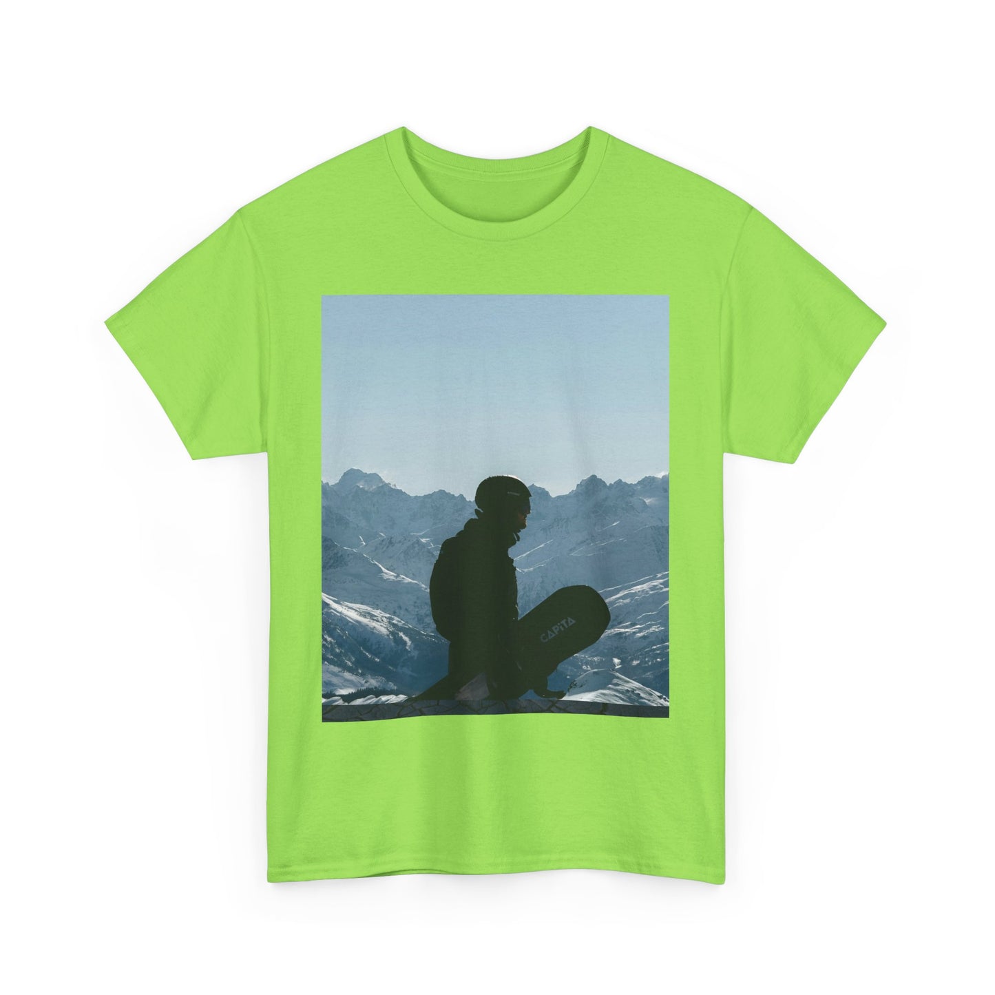 Mountain Silhouette Unisex Heavy Cotton Tee - Adventure Apparel