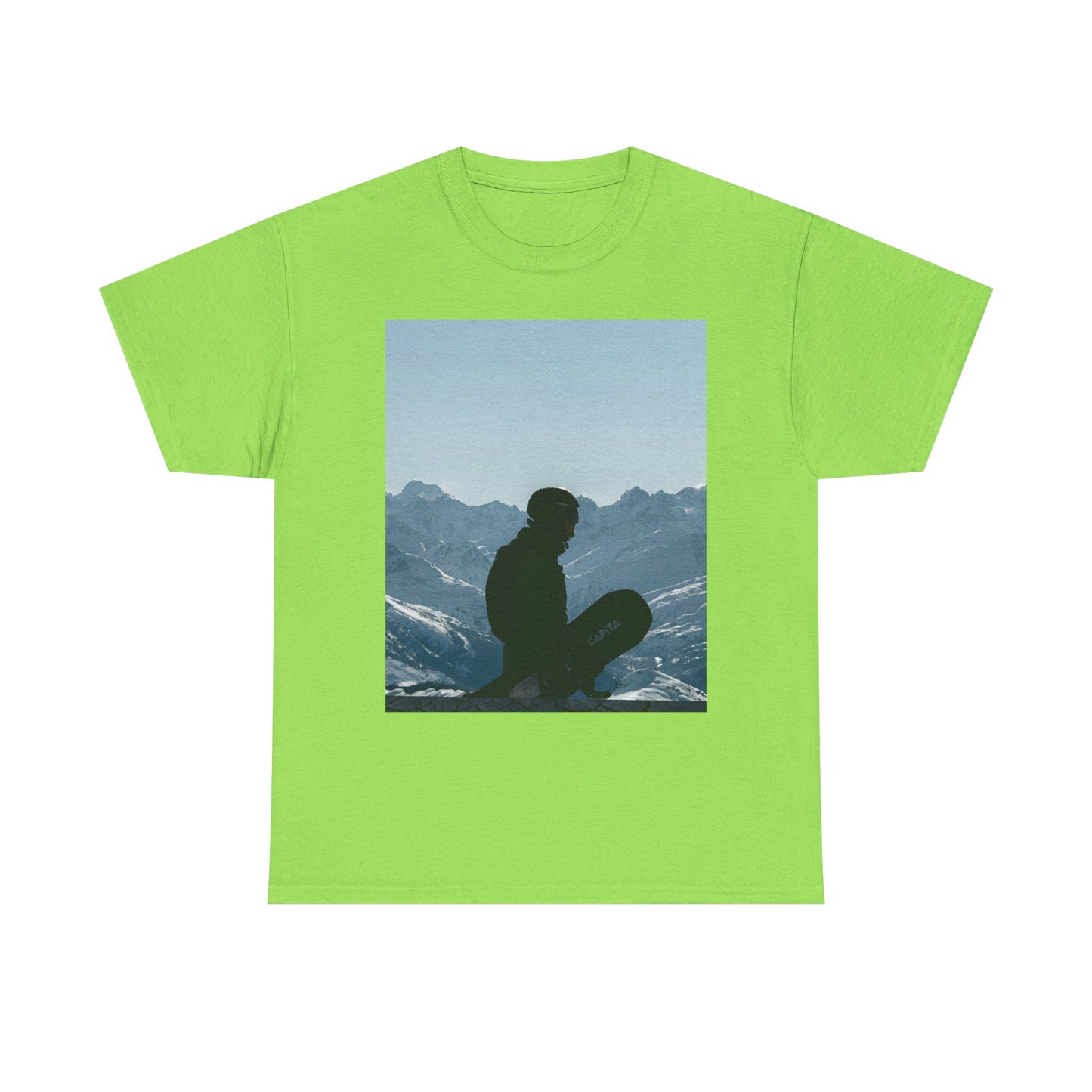 Mountain Silhouette Unisex Heavy Cotton Tee - Adventure Apparel