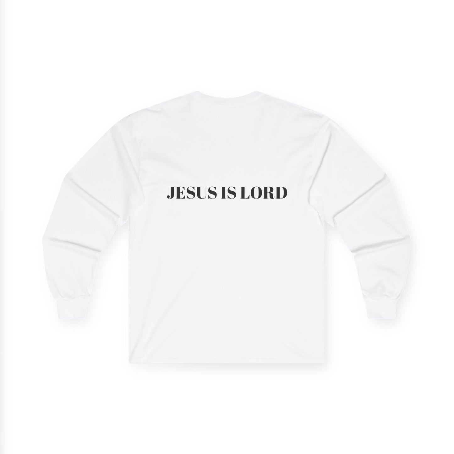 Unisex Long Sleeve Tee with Jesus Design - Faith & Spirituality Shirt
