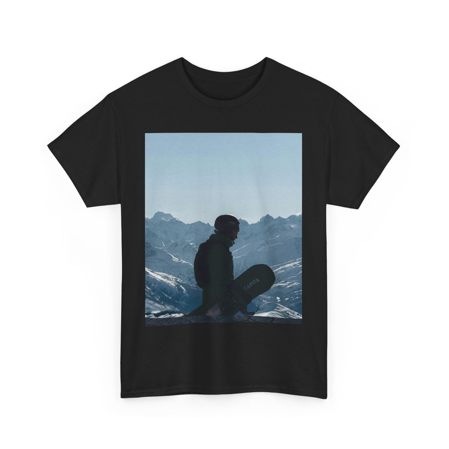 Mountain Silhouette Unisex Heavy Cotton Tee - Adventure Apparel
