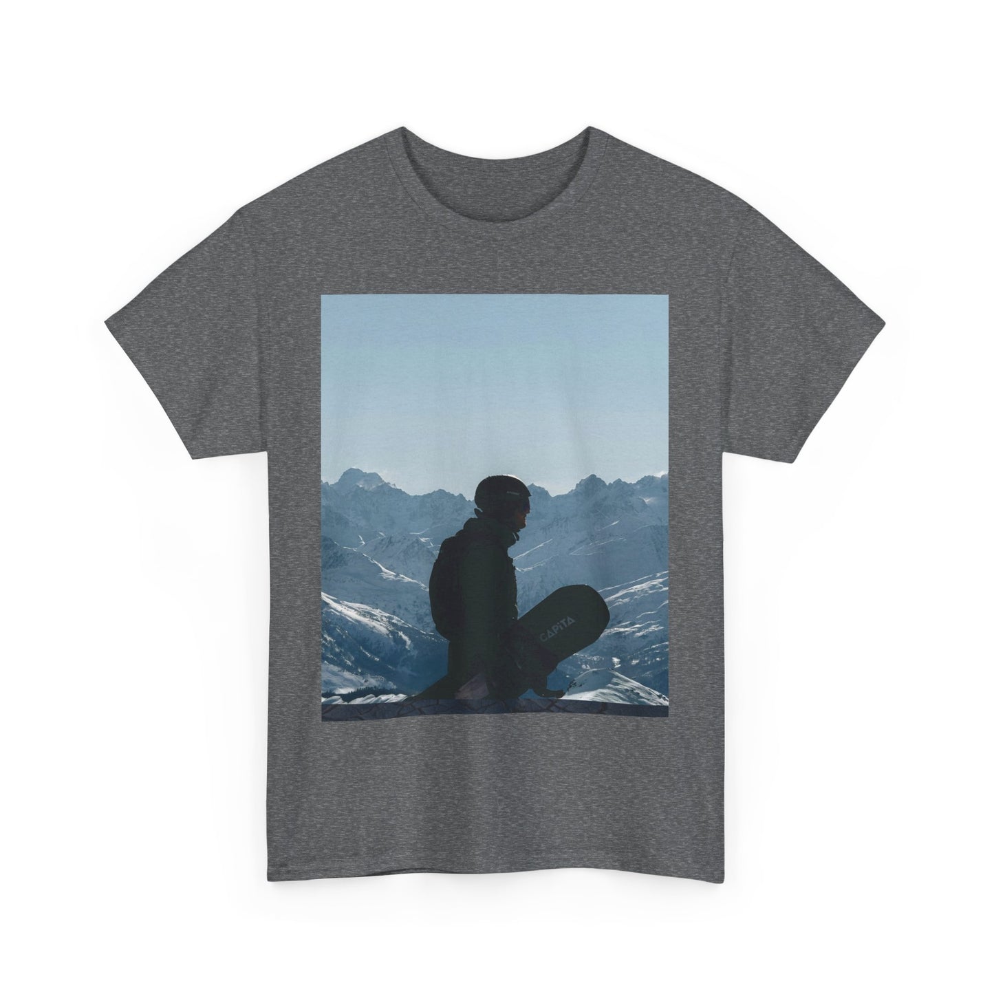Mountain Silhouette Unisex Heavy Cotton Tee - Adventure Apparel