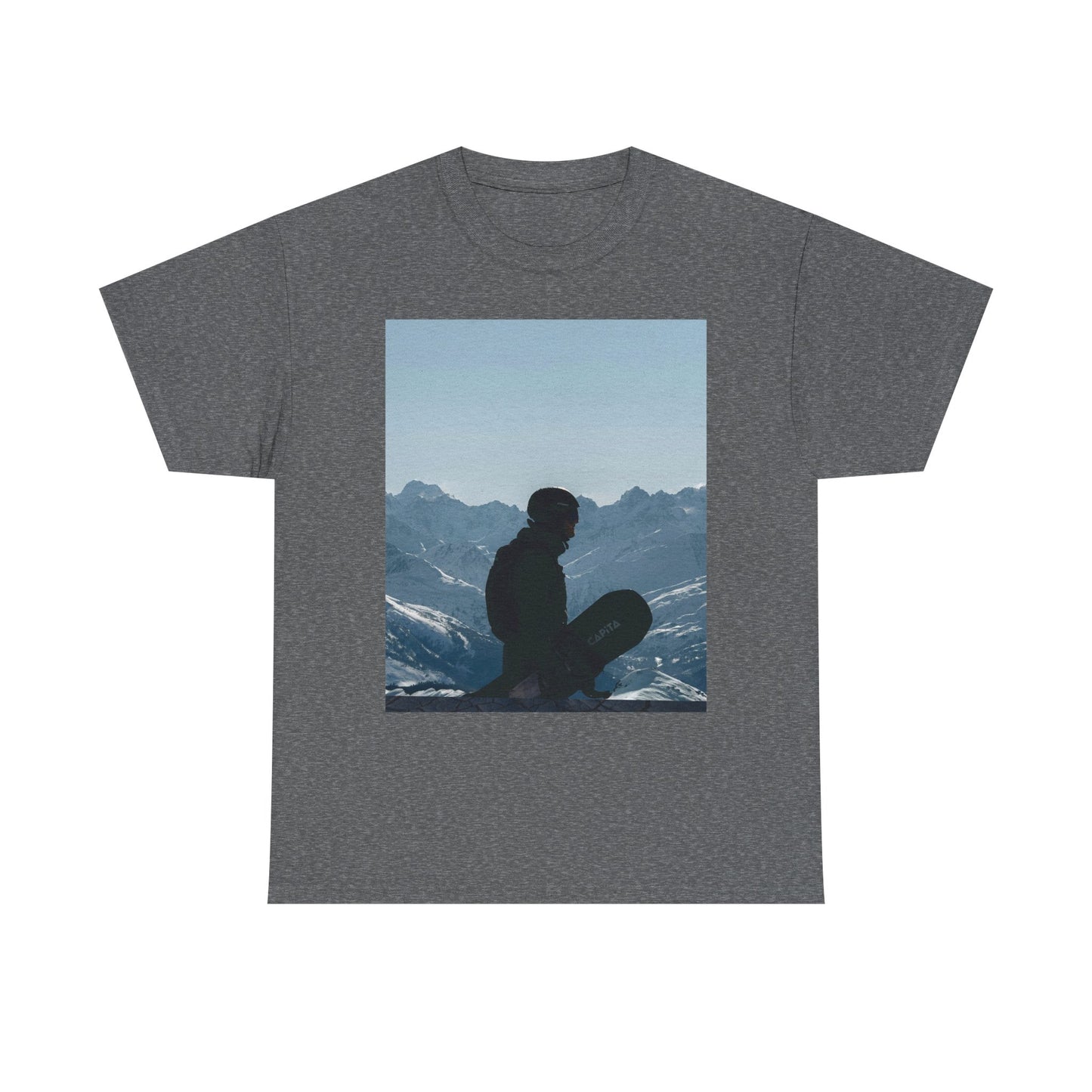 Mountain Silhouette Unisex Heavy Cotton Tee - Adventure Apparel