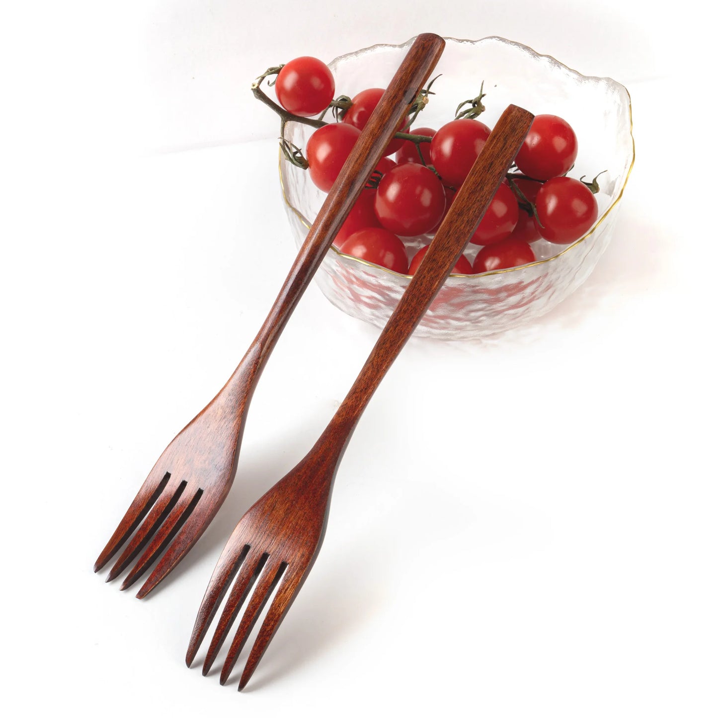 5 Pieces Wooden Spoon Soup and Fork Eco Friendly Products Tableware Natural Ellipse Ladle Set s for Cooking